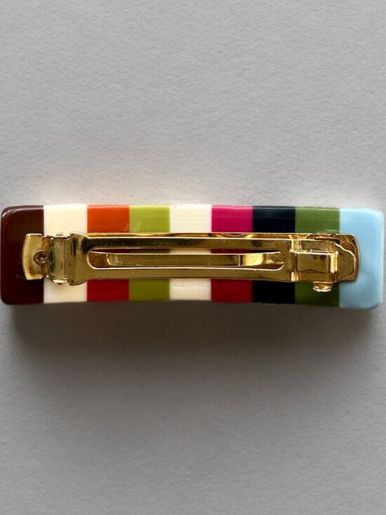 Coach Resin Legacy Hair Clip Barrette